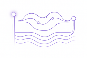 no minimalist style in purple and white lines matching the previous image you created